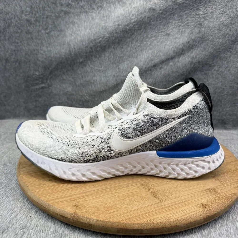 Nike Epic React Flyknit 2 Shoes Mens Size 12 White Running Athletic Sneakers